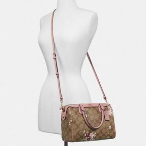 Coach Bags - Coach Mini Bennett Satchel Signature Canvas Floral Coach Bags - Coach Mini Bennett Satchel Signature Canvas Floral